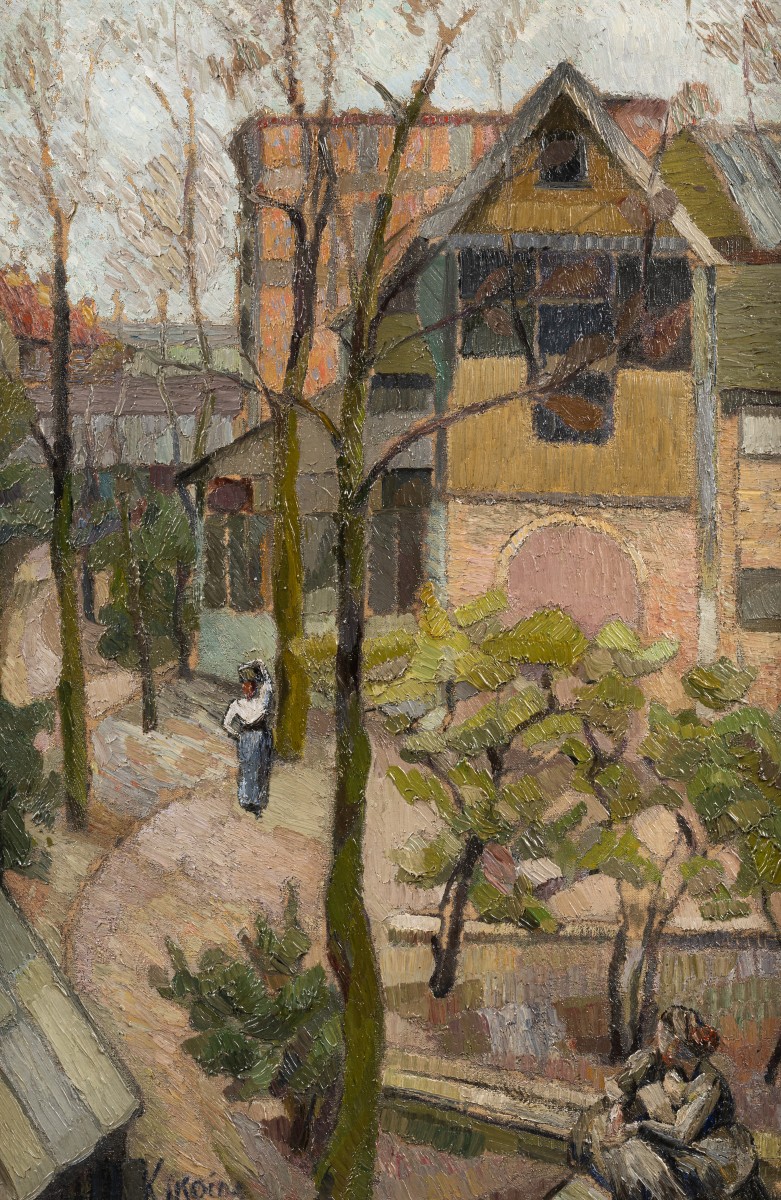 La Ruche, vue plongeante sur le bâtiment dit Fernand Léger